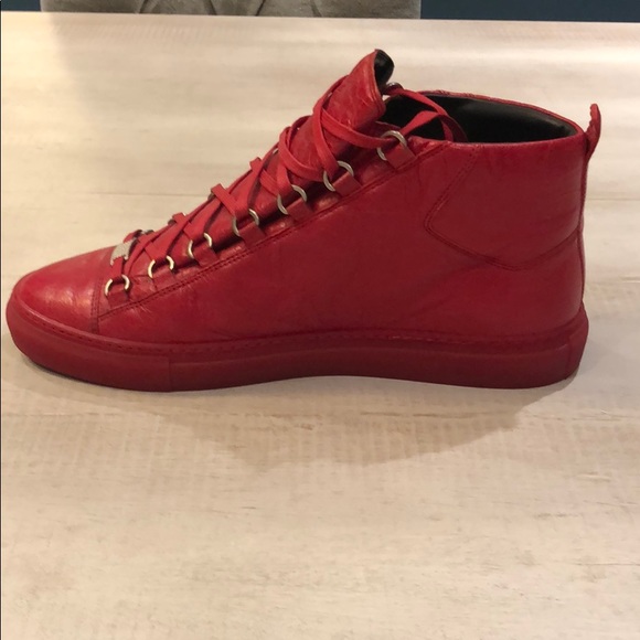 Balenciaga Red Arena High Top Size 43 - Picture 5 of 6